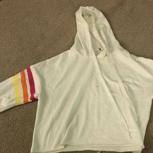 cropped long sleeve shirt